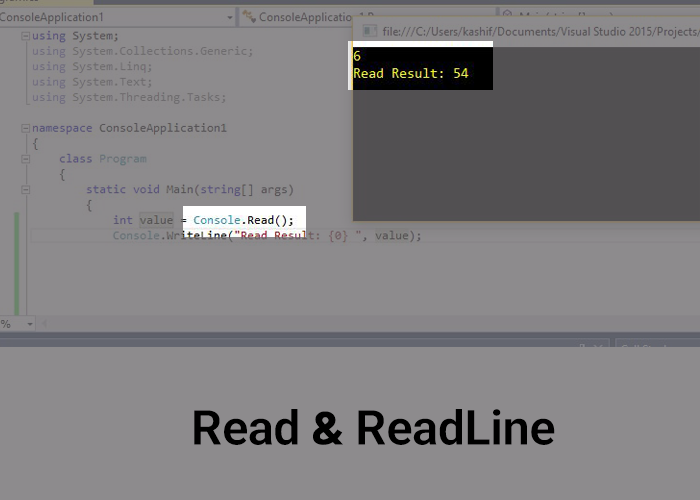 تفاوت Read و ReadLine در سی شارپ تفاوت Read و ReadLine در سی شارپ